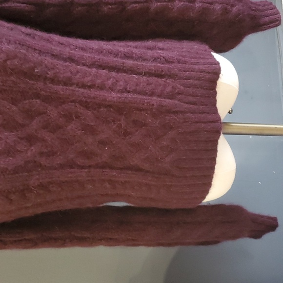 ALC alpaca blend crewneck Cable Knit pullover sweater size s - Picture 4 of 14